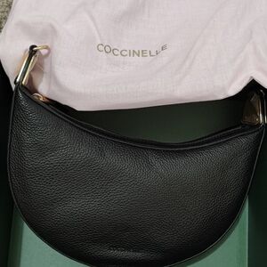 Coccinelle Black Leather Shoulder Bag